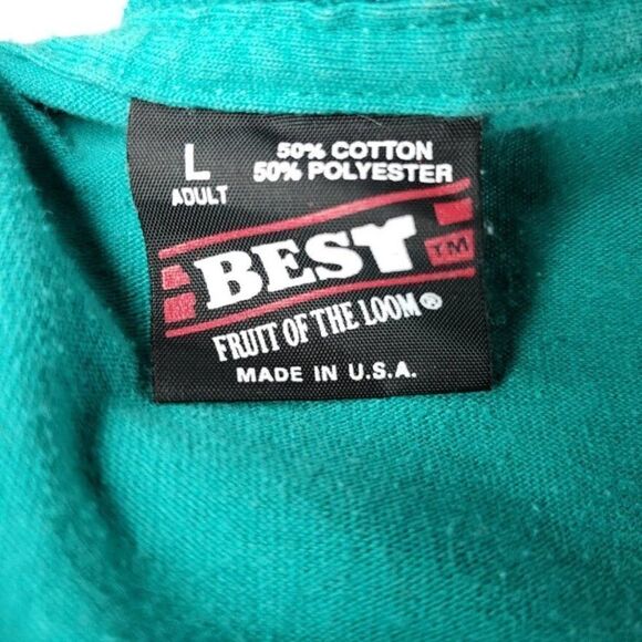 Heart & Sole 10K Run T Shirt Vintage 90s 1993 Billings Montana 50/50 Made In USA - Picture 6 of 7